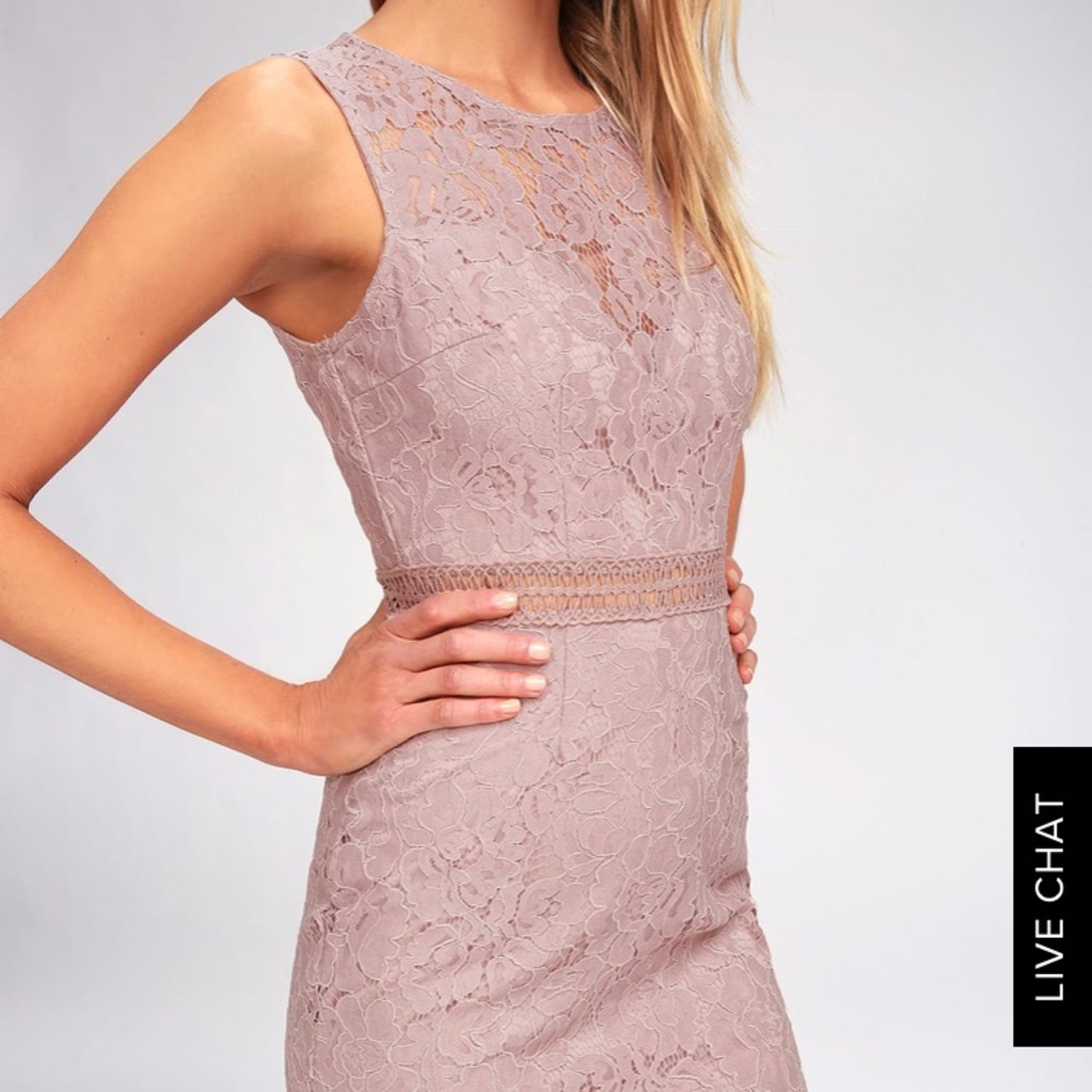 Lulus - Magic of the heart Mauve dress